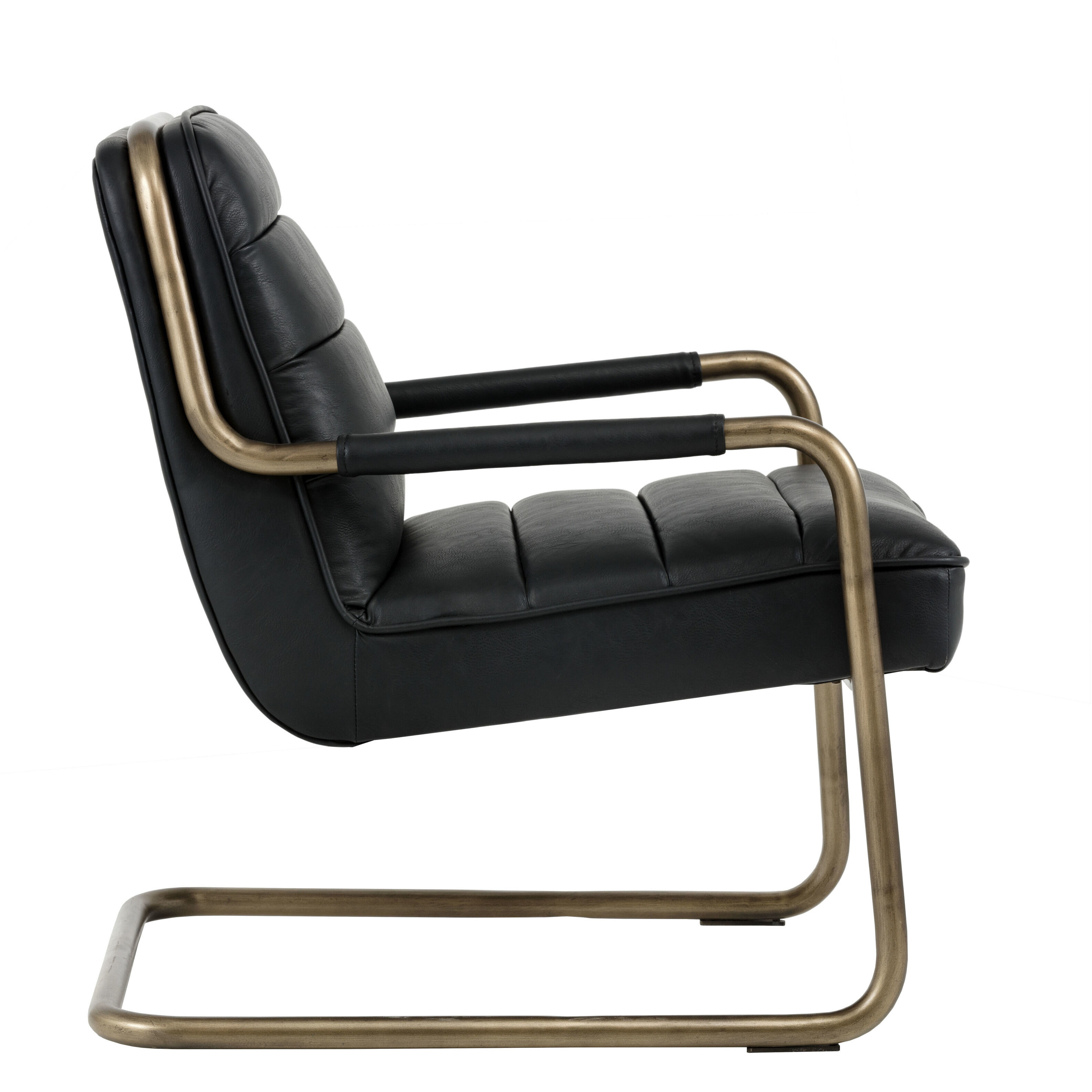 Lincoln Vintage Black Lounge Chair